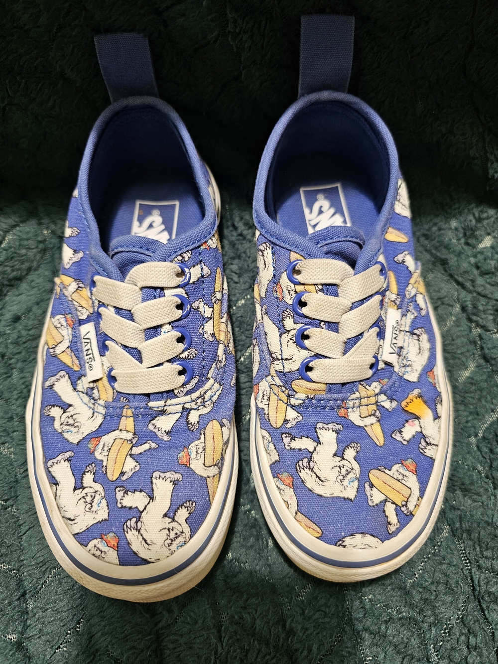Vans Kids Surfing YETI Print Skate Shoes